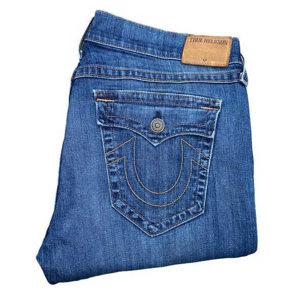 True Religion Jeans Size 38 RICKY Blue - Picture 1 of 6